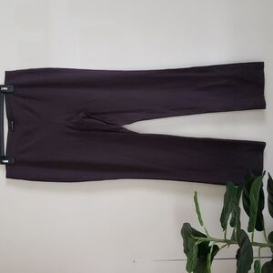 Eileen Fisher Washable stretch crepe neutral gray stretch pants. Women's medium